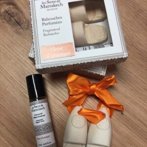 Coffret Les Babouches parfumées senteur Fleur d'oranger