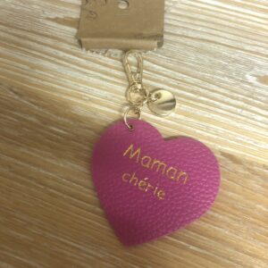 Porte Clé Message Maman chérie