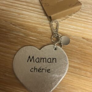 Porte Clé message Maman Chérie