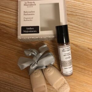 Coffret Babouches parfumées Senteur Ambre