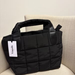 Mini sac matelassé noir