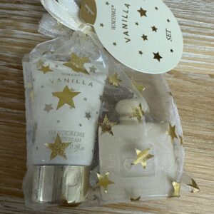 Mini coffret cadeau en organza doré
