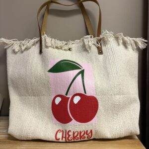 Sac Coton Cherry
